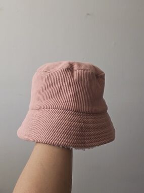 Corduroy Bucket Hat - Dusty Pink
